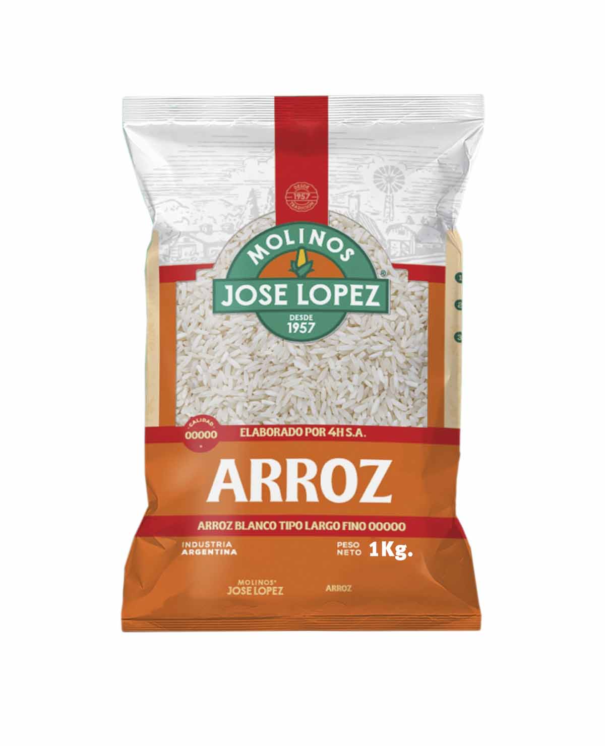 Arroz Molinos Jose Lopez Largo Fino 00000 x 1 Kg